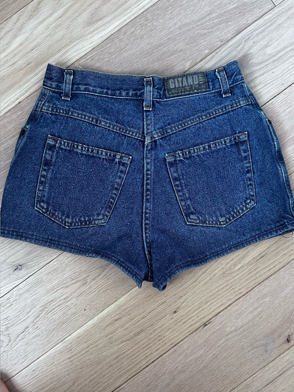 Vintage Gitano 100% cotton short denim shorts